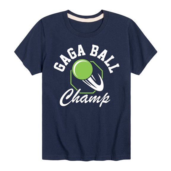 Instant Message - Gaga Ball Champ - Toddler & Youth Short Sleeve Graphic T-Shirt