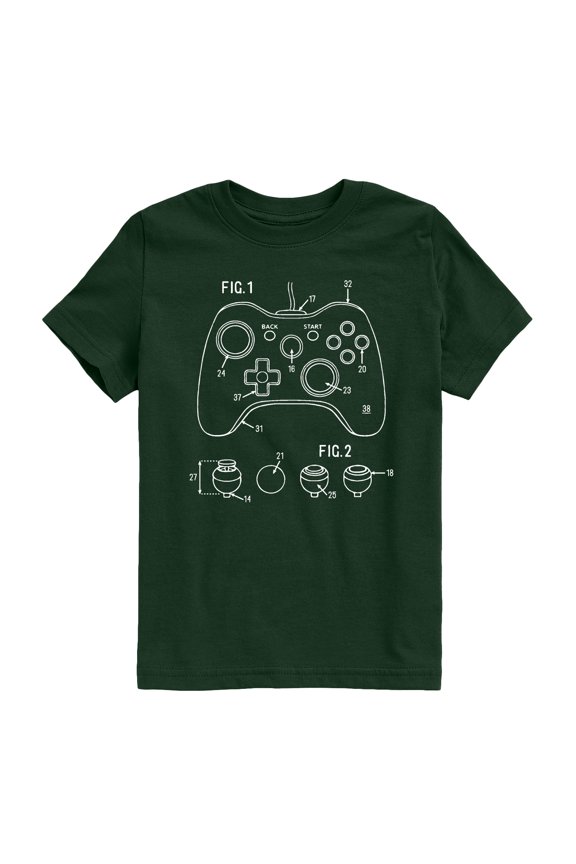 - Game Controller Rendering Short Sleeve Graphic T-Shirt