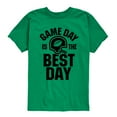 thumbnail image 1 of Instant Message - Game Day Best Day - Toddler & Youth Short Sleeve Graphic T-Shirt, 1 of 6