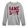 thumbnail image 1 of Instant Message - Game Day Football - Toddler & Youth Long Sleeve Graphic T-Shirt, 1 of 6