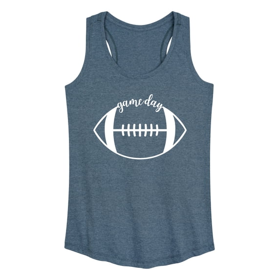 Instant Message - Game Day Football Graphic Racerback Tank