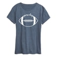thumbnail image 1 of Instant Message - Game Day Football - Women's Short Sleeve Graphic T-Shirt, 1 of 5