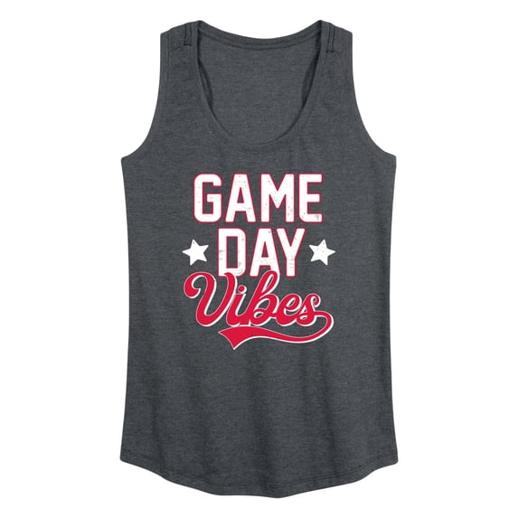 Instant Message - Game Day Vibes Baseball - Women's Racerback Graphic Tank