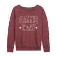 thumbnail image 1 of Instant Message - Game Day - Women's Lightweight French Terry Long Sleeve Shirt, 1 of 6