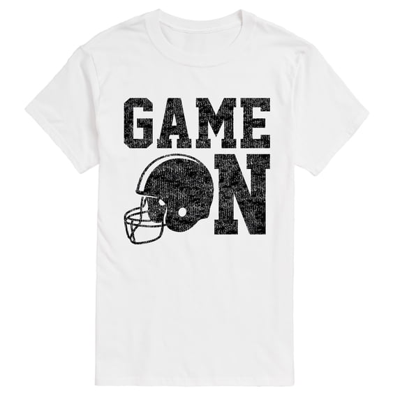 Instant Message - Game On Football Short Sleeve Graphic T-Shirt