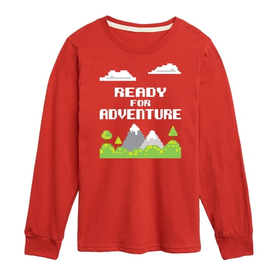 Instant Message - Gamer Boys' Long Sleeve Graphic T-Shirt