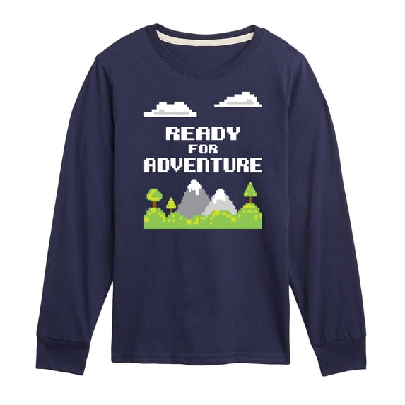 Instant Message - Gamer Boys' Long Sleeve Graphic T-Shirt