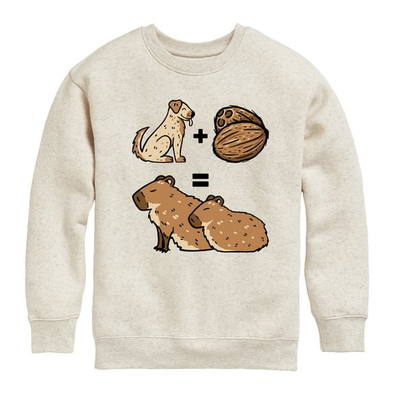 Instant Message - Gamer - Dog Coconut - Toddler & Youth Crewneck Fleece Sweatshirt