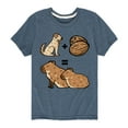 thumbnail image 1 of Instant Message - Gamer - Dog + Coconut - Toddler & Youth Short Sleeve Graphic T-Shirt, 1 of 6