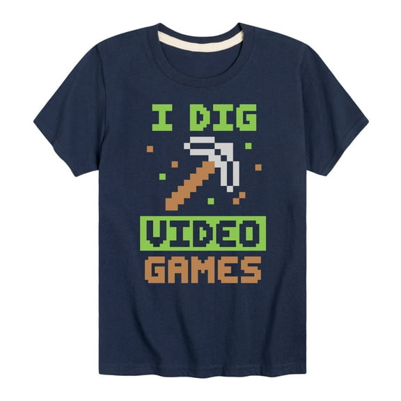 Instant Message - Gamer - I Dig Video Games - Toddler & Youth Short Sleeve Graphic T-Shirt