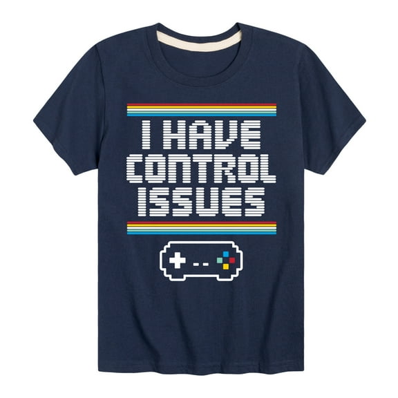 Instant Message - Gamer - I Have Control Issues - Toddler & Youth Short Sleeve Graphic T-Shirt