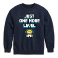 thumbnail image 1 of Instant Message - Gamer Just One More Level - Toddler & Youth Crewneck Fleece Sweatshirt, 1 of 6