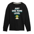 thumbnail image 1 of Instant Message - Gamer Just One More Level - Toddler & Youth Long Sleeve Graphic T-Shirt, 1 of 6
