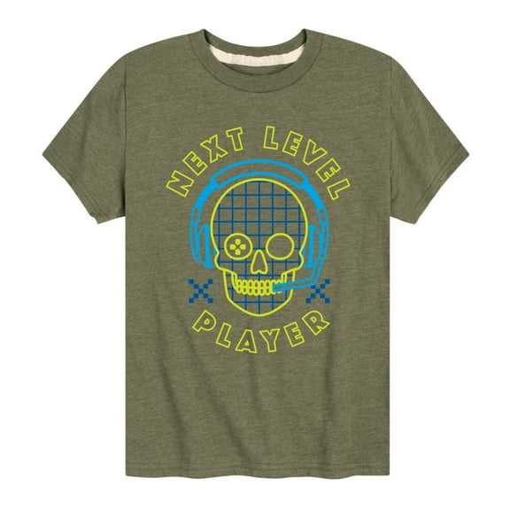 Instant Message - Gamer - Next Level Player - Toddler & Youth Short Sleeve Graphic T-Shirt