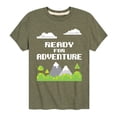 thumbnail image 1 of Instant Message - Gamer - Ready for Adventure - Toddler & Youth Short Sleeve Graphic T-Shirt, 1 of 6