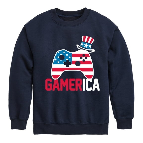 Instant Message - Gamerica - Toddler & Youth Crewneck Fleece Sweatshirt