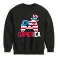 thumbnail image 1 of Instant Message - Gamerica - Toddler & Youth Crewneck Fleece Sweatshirt, 1 of 6