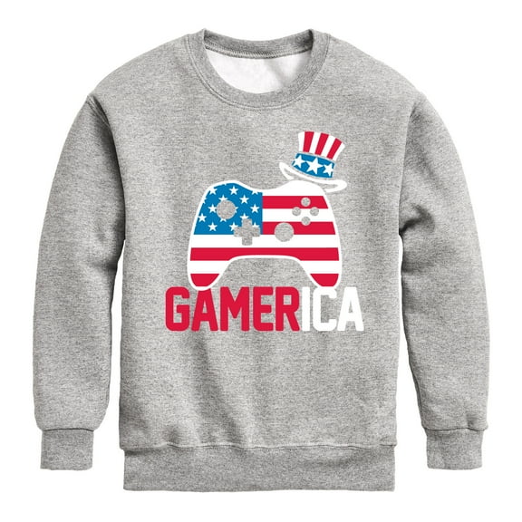 Instant Message - Gamerica - Toddler & Youth Crewneck Fleece Sweatshirt