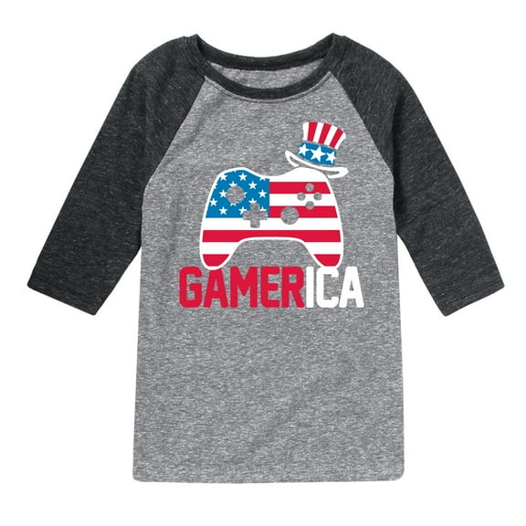 Instant Message - Gamerica - Toddler & Youth Raglan  T-Shirt