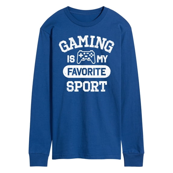 Instant Message - Gaming Is My Favorite Sport - Men's Long Sleeve Graphic T-Shirt