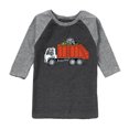 thumbnail image 1 of Instant Message - Garbage Truck Boys - Toddler & Youth Raglan Graphic T-Shirt, 1 of 7