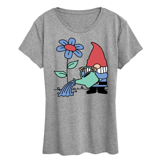 Instant Message - Gardening Gnome - Women's Short Sleeve Graphic T-Shirt