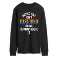 thumbnail image 1 of Instant Message - Gay isn't a Choice - Men's Long Sleeve Graphic T-Shirt, 1 of 4