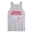 thumbnail image 1 of Instant Message - Gender Neutral Gender Evil Graphic Tank Top, 1 of 4