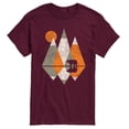 thumbnail image 1 of Instant Message - Geo Mountains Short Sleeve Graphic T-Shirt, 1 of 5