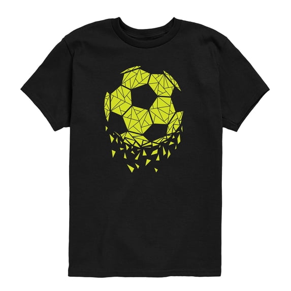 Instant Message - Geometric Soccer Ball - Toddler Boys Short Sleeve Graphic T-Shirt