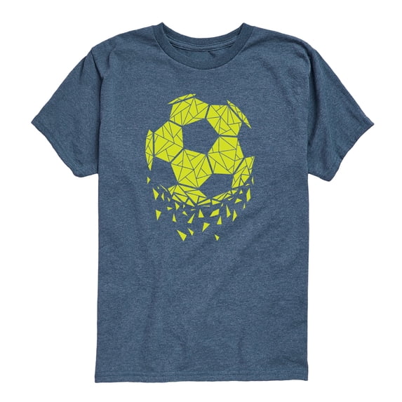 Instant Message - Geometric Soccer Ball - Toddler Boys Short Sleeve Graphic T-Shirt