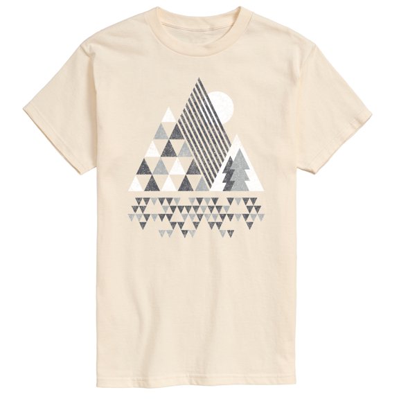 Instant Message - Geometric Triangles  - Men's Short Sleeve Graphic T-Shirt