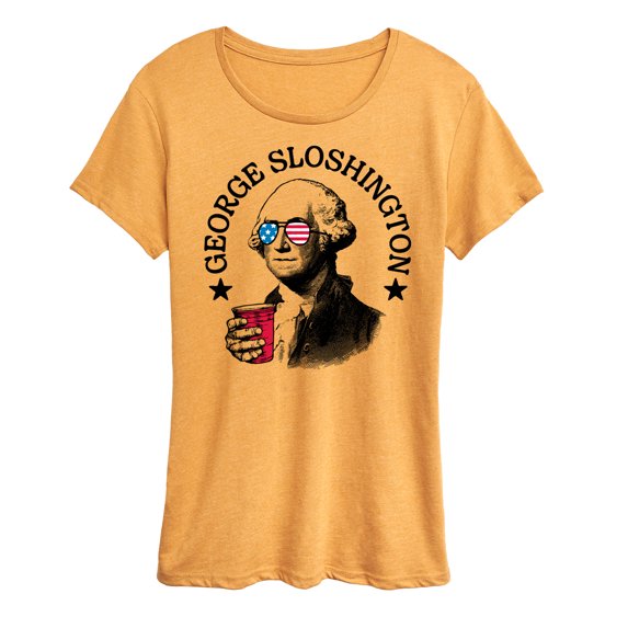 Instant Message - George Sloshington - Ladies Short Sleeve Classic Fit Tee