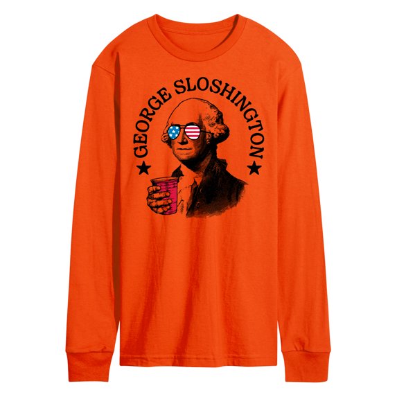 Instant Message - George Sloshington - Men's Long Sleeve T-Shirt