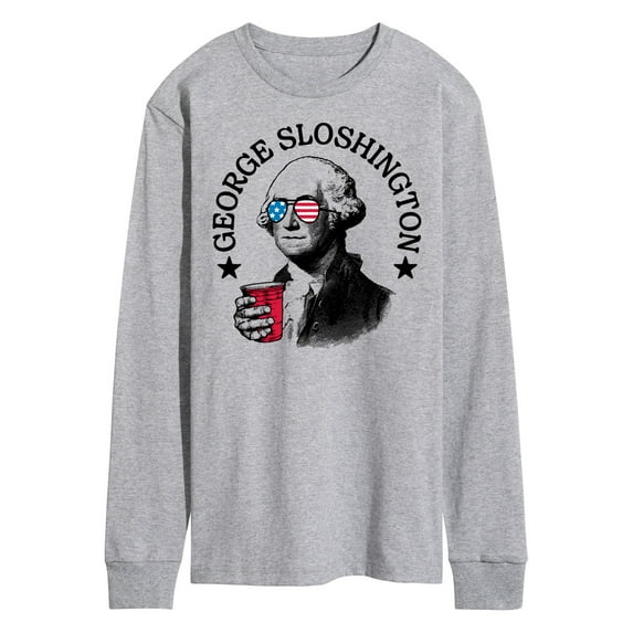 Instant Message - George Sloshington - Men's Long Sleeve T-Shirt