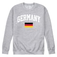 thumbnail image 1 of Instant Message - Germany Flag - Men's Crew Neck Fleece Pullover, 1 of 6