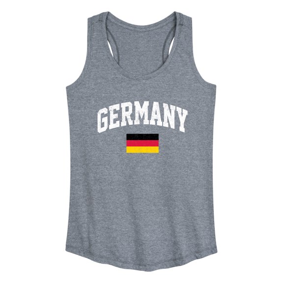 Instant Message - Germany Flag - Women's Racerback Tank Top