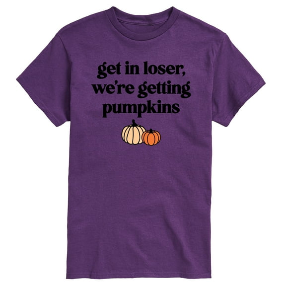 Instant Message - Get In Loser Pumpkins - Women's Short Sleeve Graphic T-Shirt