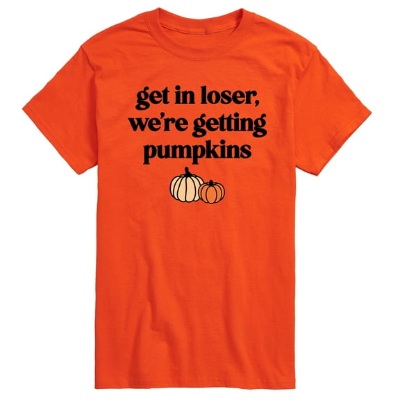 Instant Message - Get In Loser Pumpkins - Women's Short Sleeve Graphic T-Shirt