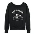 thumbnail image 1 of Instant Message - Get In Loser Skeleton - Women's Lightweight French Terry Long Sleeve Shirt, 1 of 5