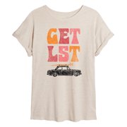 Instant Message - Get Lst Oversized Graphic T-Shirt