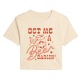 thumbnail image 1 of Instant Message - Get Me Beer Darlin' Cropped Graphic T-Shirt, 1 of 4