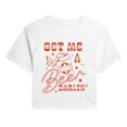 thumbnail image 1 of Instant Message - Get Me Beer Darlin' Cropped Graphic T-Shirt, 1 of 5