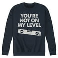 thumbnail image 1 of Instant Message - Get On My Level - Men's Crew Neck Fleece Pullover, 1 of 6