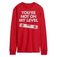 thumbnail image 1 of Instant Message - Get On My Level - Men's Long Sleeve T-Shirt, 1 of 5