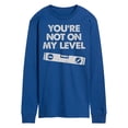 thumbnail image 1 of Instant Message - Get On My Level - Men's Long Sleeve T-Shirt, 1 of 6