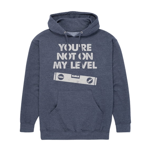 Instant Message - Get On My Level - Men's Pullover Hooded Fleece Sweatshirt