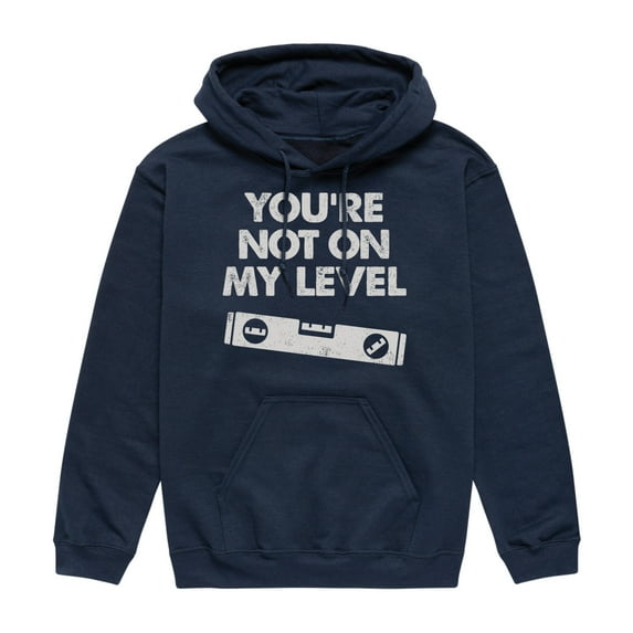 Instant Message - Get On My Level - Men's Pullover Hooded Fleece Sweatshirt