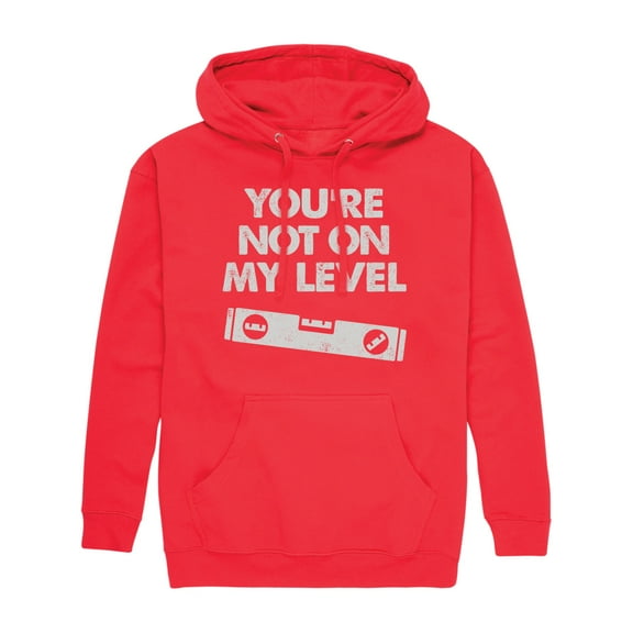Instant Message - Get On My Level - Men's Pullover Hooded Fleece Sweatshirt