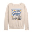 thumbnail image 1 of Instant Message - Get a Grip Inspirational Women's Lightweight French Terry Wide Neck Long Sleeve Graphic Shirt, 1 of 5